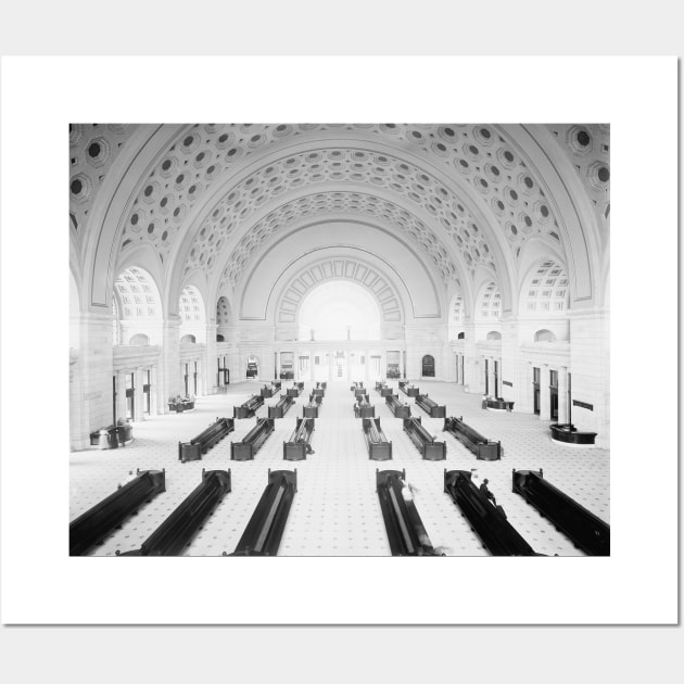 Union Station Grand Lobby, 1910. Vintage Photo Wall Art by historyphoto